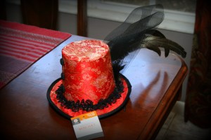 Awesome Victorian vampire mini hat I couldn't resist.