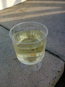 Big pour on the stoop