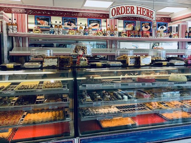 Sponge docks bakery case